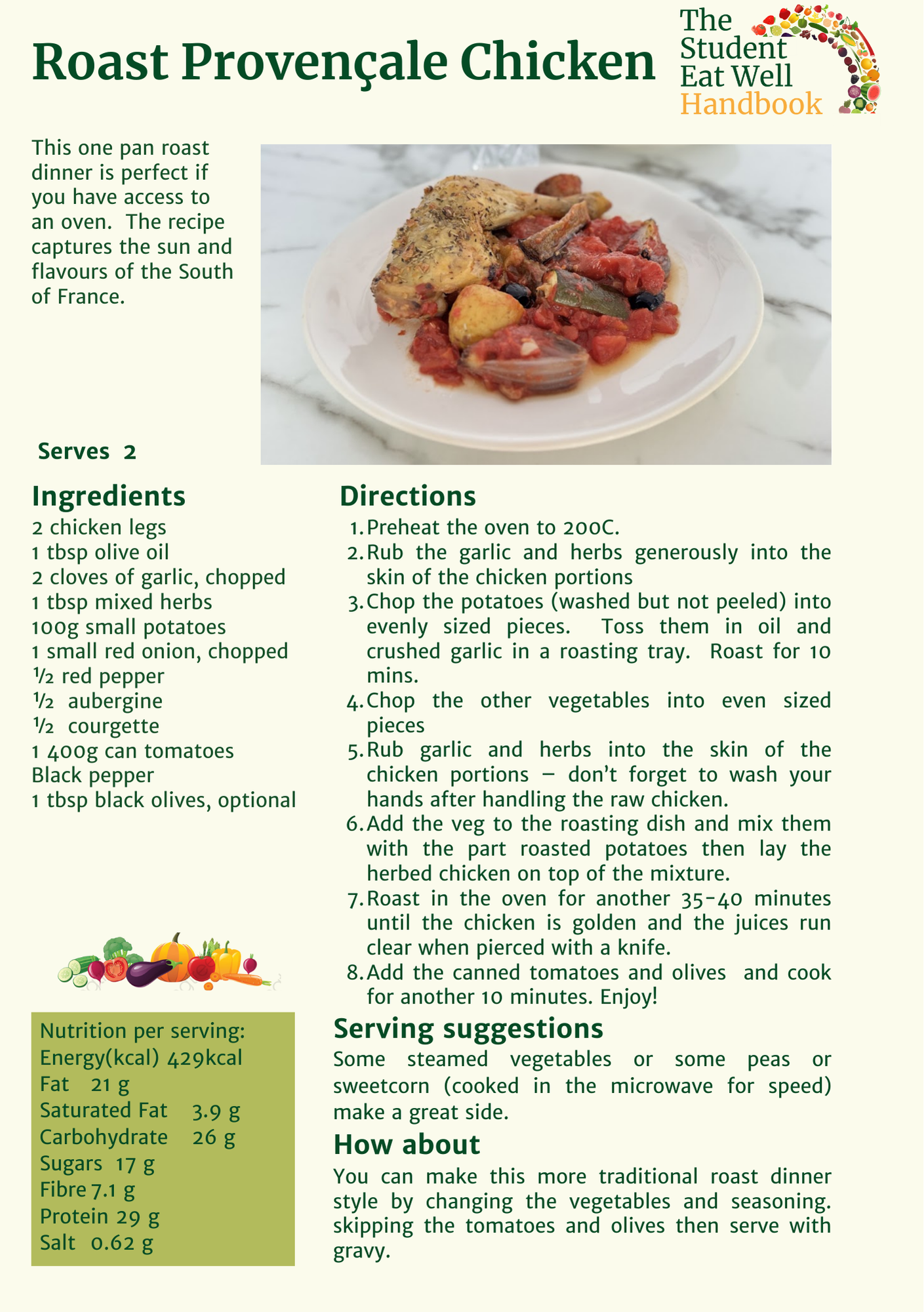 Roast Provencale Chicken